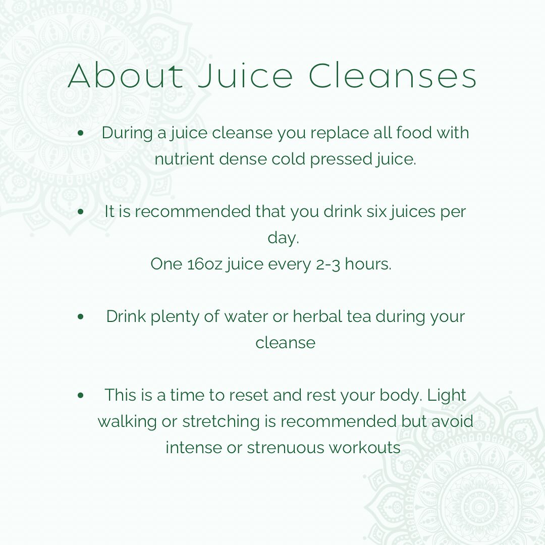 JUICE CLEANSE