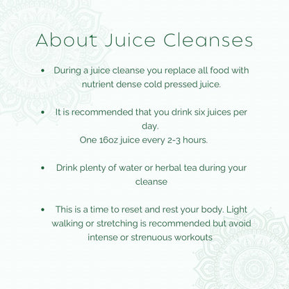 JUICE CLEANSE